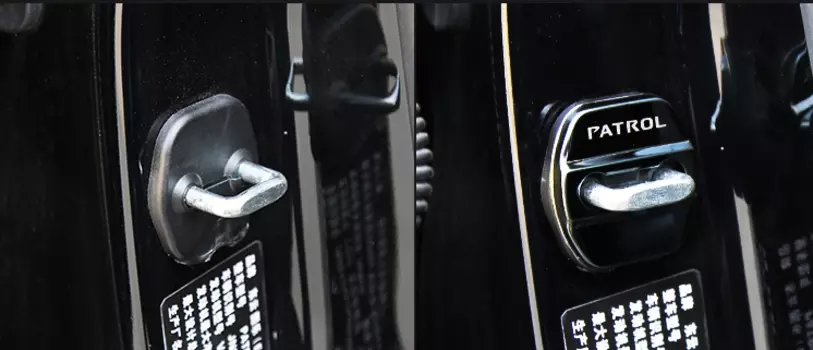 Накладки на замки дверей для Nissan Patrol 2014 -