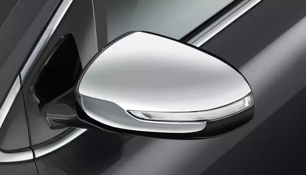 Накладки на зеркала металлические HYUNDAI / KIA для KIA Sportage IV 2016 -