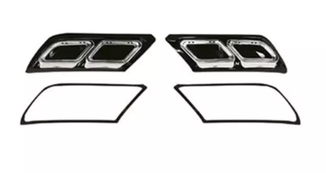 Накладки нга выхлопные трубы Kokomotor KKM00138 для KIA Carnival (4G) 2021-