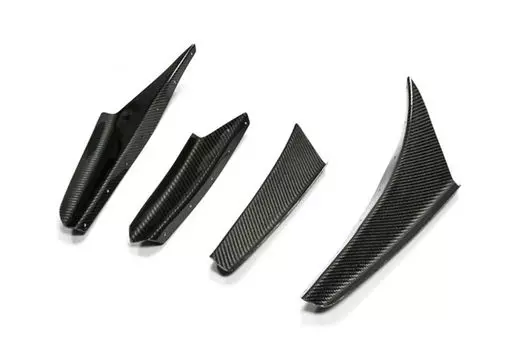 Накладки переднего бампера (углеродное волокно) EPR A-EVO5-CANA для Mitsubishi Evolution 2007-2016