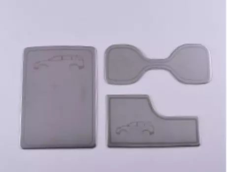 Накладки в органайзер (серебро) для Honda C-RV 2017-