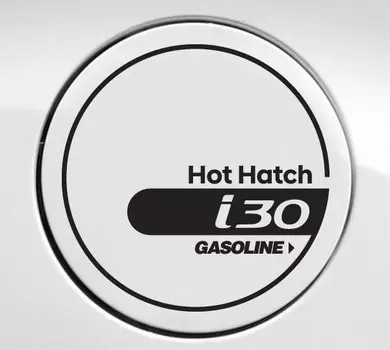 Наклейка на лючок бензобака для Hyundai i30N 2019 -