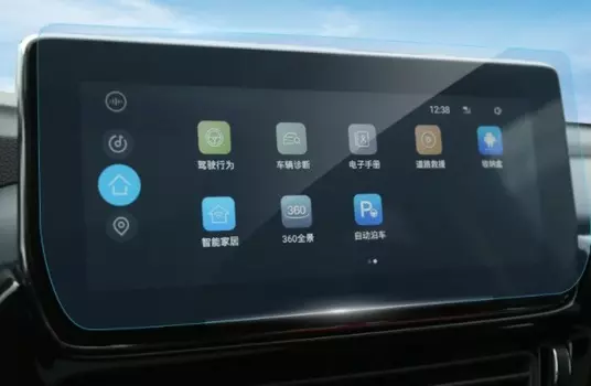 Наклейка на навигатор (прозрачная) CHERYEXEED TXL 2020 -