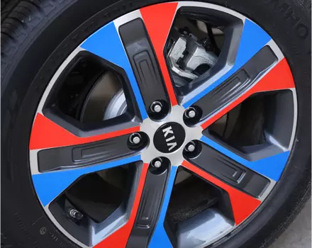 Наклейки на колеса для Kia Sportage III 2010-2015