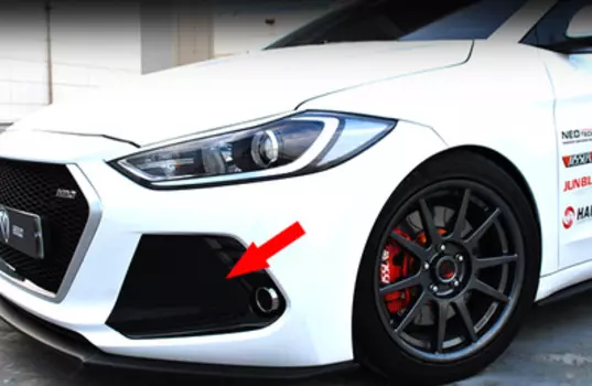 Наклейки на противотуманные фары для Hyundai Elantra 2016 -