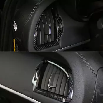 Наклейки на воздуховоды (винил, карбон) для KIA Stinger 2018 -