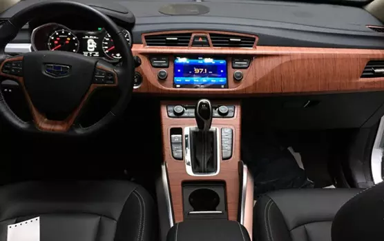 Наклейки салонные под дерево для Geely Atlas 2018 -