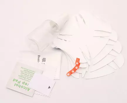 Наклейки защитные под дверные ручки для Volvo V90 2017 -