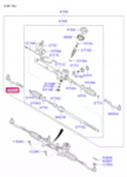 Наконечник рулевой тяги