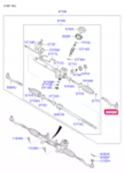 Наконечник рулевой тяги