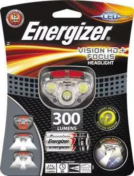 Налобный фонарь Energizer HLE300280503 Vision HD 3xAAA, tray