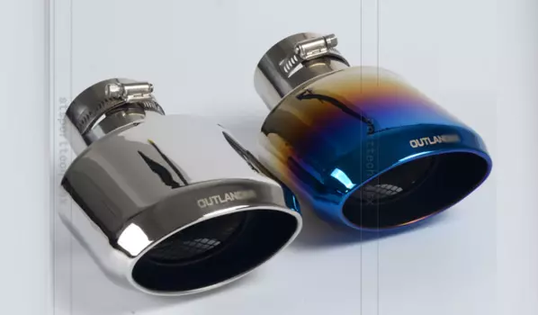 Насадка на выхлопную трубу OUTLANDER для Mitsubishi Outlander 3 (2011 - 2018)