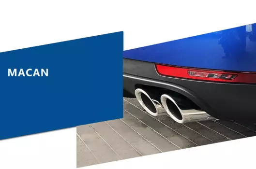 Насадки на выхлопные трубы ALTIOS для Порше Макан ( PORSCHE MACAN ) 2018, 2019, 2020