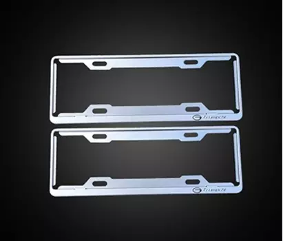 Номерные рамки (хром) для GAC Trumpchi GS5 2020-