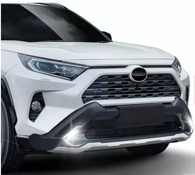 Обвес, Накладки на бампера для Toyota RAV4 (Тойота РАВ4) 2019 -