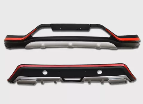 Обвес, накладки на бампера NISMO для Nissan (Ниссан Экстрейл) X-TRAIL 2018 - 2019