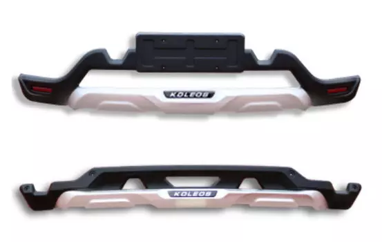 Обвес, стильные накладки на бампера для Renault Koleos 2017 -