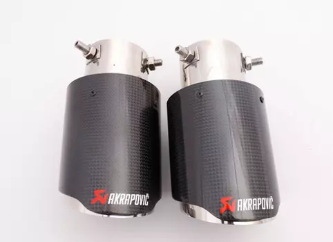 Одинарные насадки на выхлопные трубы Akrapovic Toyota RAV4 2019-