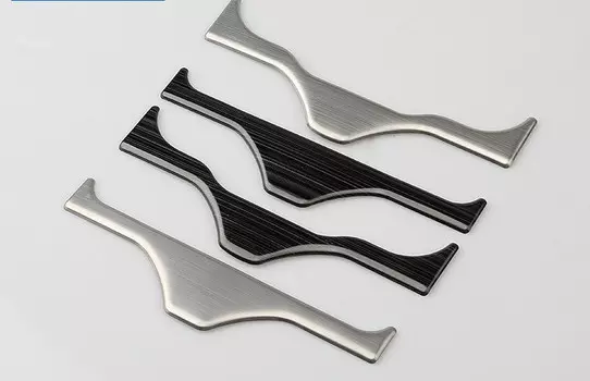 Окантовка подстаканников (хром, черный) для Honda CRV 2017 -