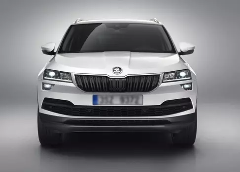 Окантовка радиаторной решетки 57A853761 2ZZ Skoda Karoq 2020 (Шкода Карок)