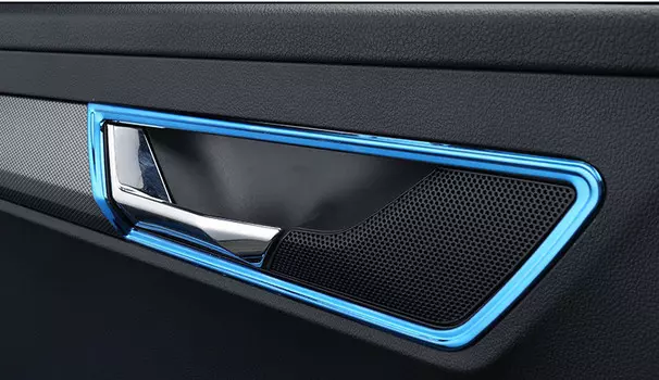 Окантовка салонных ручек Skoda Karoq 2020 (Шкода Карок)