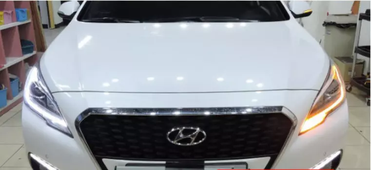 Окантовка светодиодная передних фар для Hyundai Sonata 2017 -
