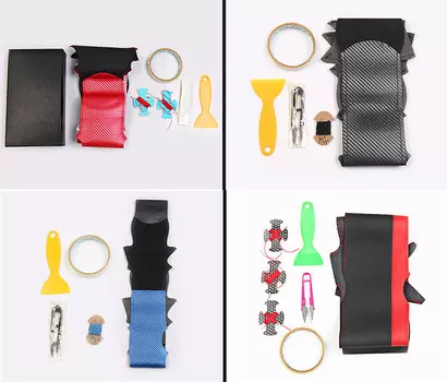 Оплетка руля (экокожа) GPPower 458521004 для Tesla Model S (2012 - 2016)