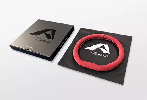 Оплетка руля (алькантра) для Санта Фе 4 (Hyundai Santa Fe 2018 - 2019)