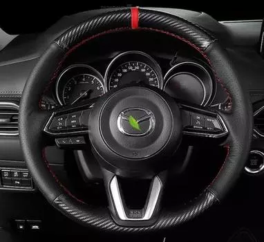 Оплетка руля (черно-карбоновая) Point Bin PNT00200 для Mazda CX-30 2020-