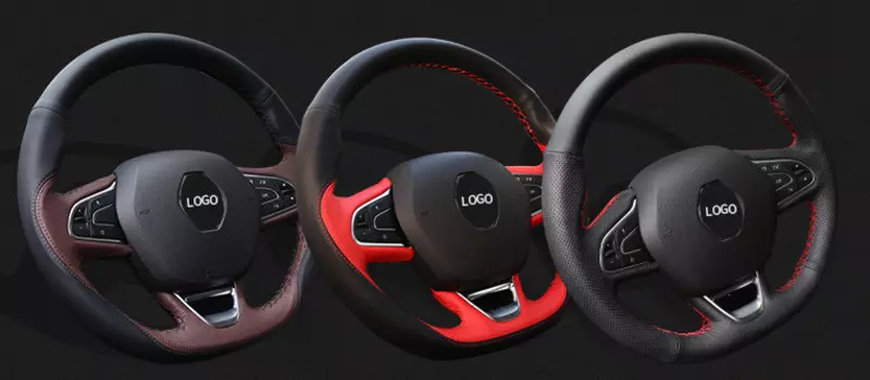 Оплетка руля (кожа) для Renault Koleos 2017 -