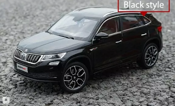 Оригинальная модель (легкосплавная) автомобиля (1: 18) Skoda Kodiaq GT 2017-