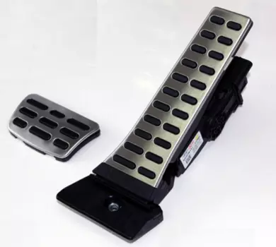 Педали газа и тормоза с алюминиевыми накладками для Hyundai Palisade (Хендай Полисад) 2019 +