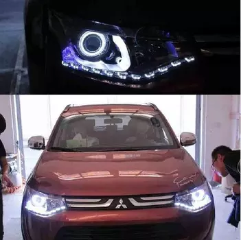 Передняя оптика, тюнинг Mitsubishi Outlander 3 (2011 - 2014)