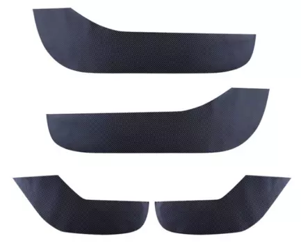 Пленка защитная на пороги дверей и бардачок (черный карбон) для Kia Sportage III 2010-2015