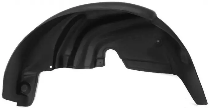 Подкрылок задний левый (пластик, черный) Rival 42803003 Kia Rio 2015 - 2017