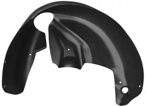 Подкрылок задний правый (пластик, черный) Rival 42305010 Hyundai Solaris 2017 -