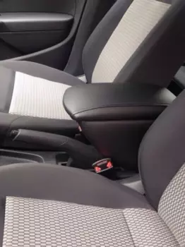 Подлокотник (черный, кожа) Опора России 0011 для Volkswagen Polo Sedan