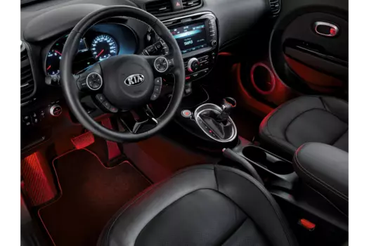 Подсветка ног водителя и пассажира, красная KIA для Sorento Prime (2015 - по н.в. )