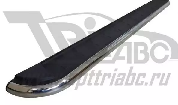 Пороги алюминиевые (Ring) для Renault Kaptur 2016 -