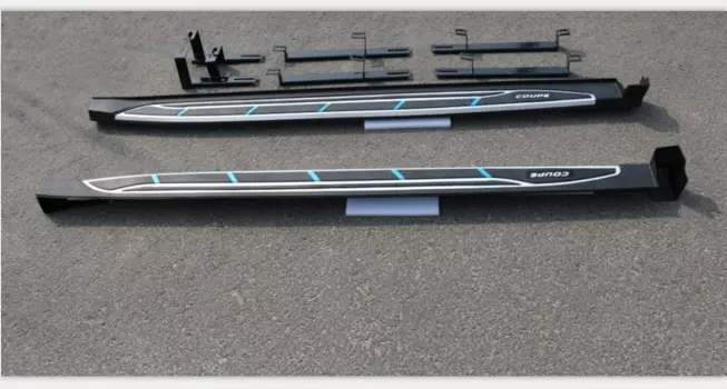 Пороги, боковые подножки Coupe для HAVAL H6 Coupe