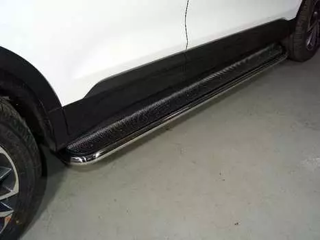 Пороги с площадкой TCC GEELCOOL20-16 Geely Coolray 2020-