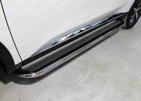 Пороги с площадкой TCC HAVF719-33 HAVAL F7 2019-