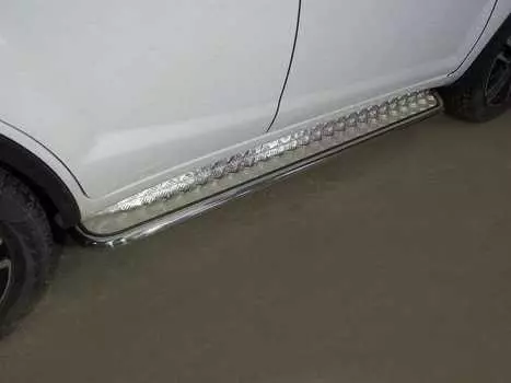 Пороги с площадкой TCC LIFX6017-14 Lifan X60 2017-