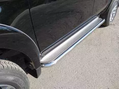 Пороги с площадкой TCC MITL20019-32 Mitsubishi L200 2019-