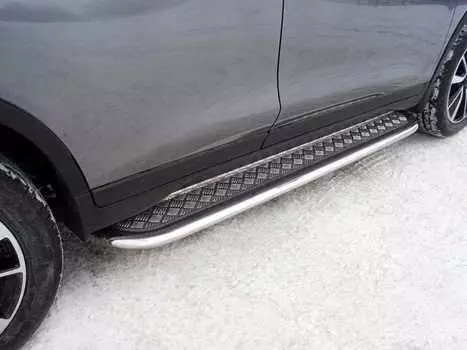 Пороги с площадкой TCC NISXTR18-30 Nissan X-Trail 2018-