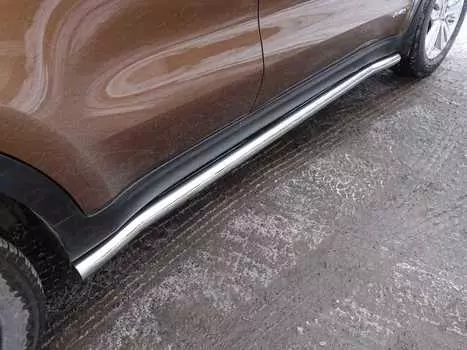 Пороги труба TCC KIASPORT16-15 Kia Sportage 2016-2018