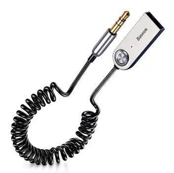 Приемник-передатчик для музыки Aux-Bluetooth Baseus, со штекером 3,5 мм, Bluetooth 5.0/4.2/4.0 Baseus BSS01100