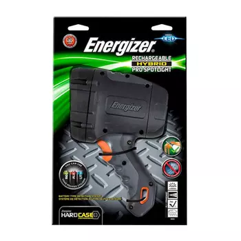 Профессиональный фонарь Energizer Hard CaseE300668100 Pro Rech LED Spotlight 6AA