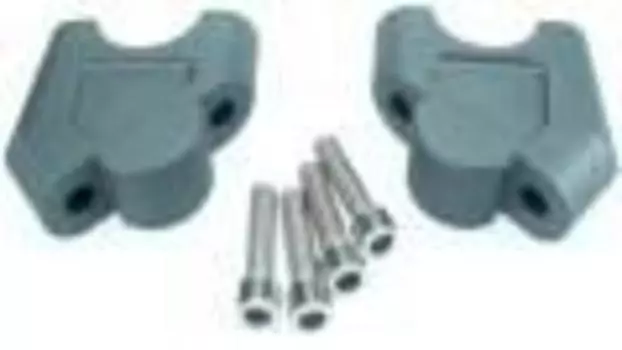 Проставки руля (алюминиевый сплав, серый) Savage SAVAGE-0139-01 для BMW R 1200 GS LC 2013 - 2018 R 1200 GS LC Adv 2014- 2018 R 1250 GS R 1250GS ADV