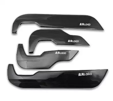 Противоударная накладка на дверь (черные) Honda CRV 2020-